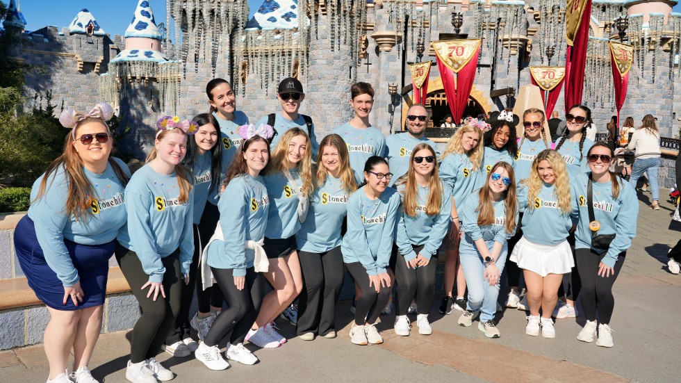 Photo of students participating in Disney Leadership Experience 