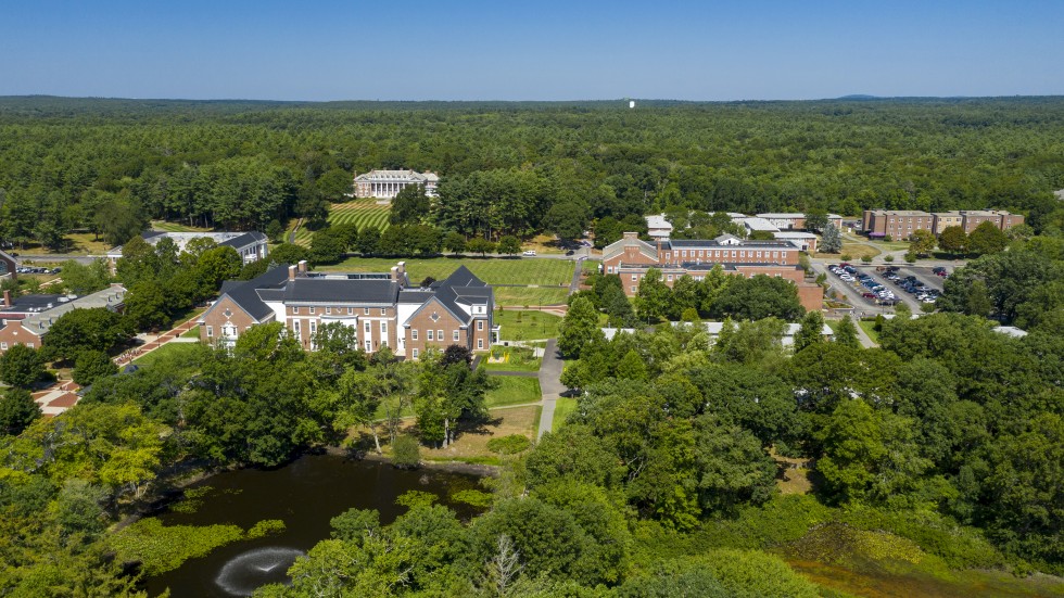 Stonehill College Aerial View