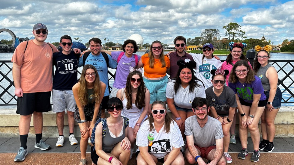 Photo of students participating in Disney Leadership Experience 