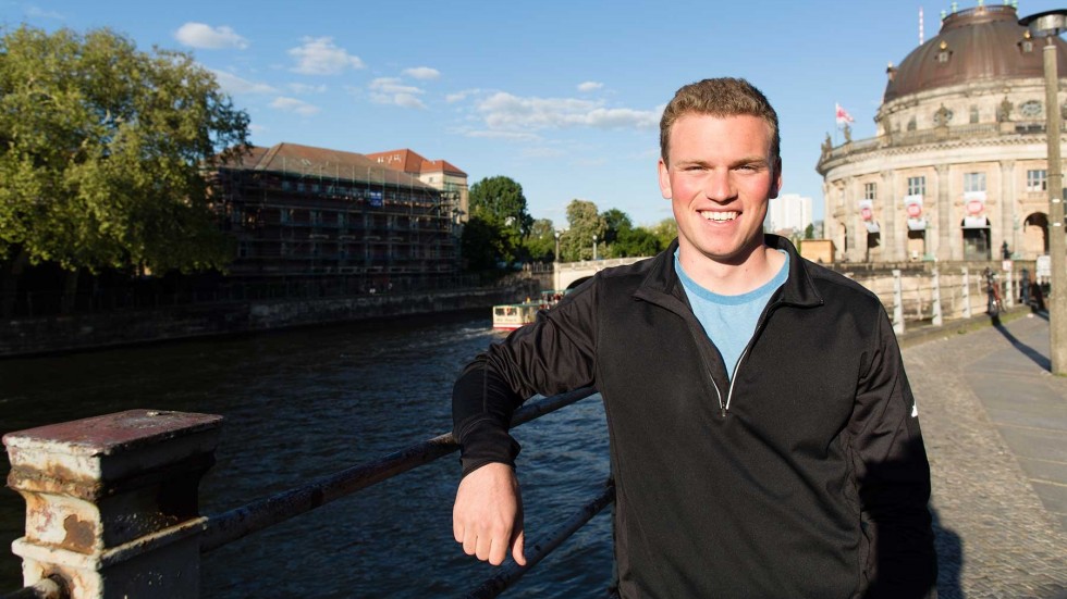 Joshua Bankert studying abroad in Germany