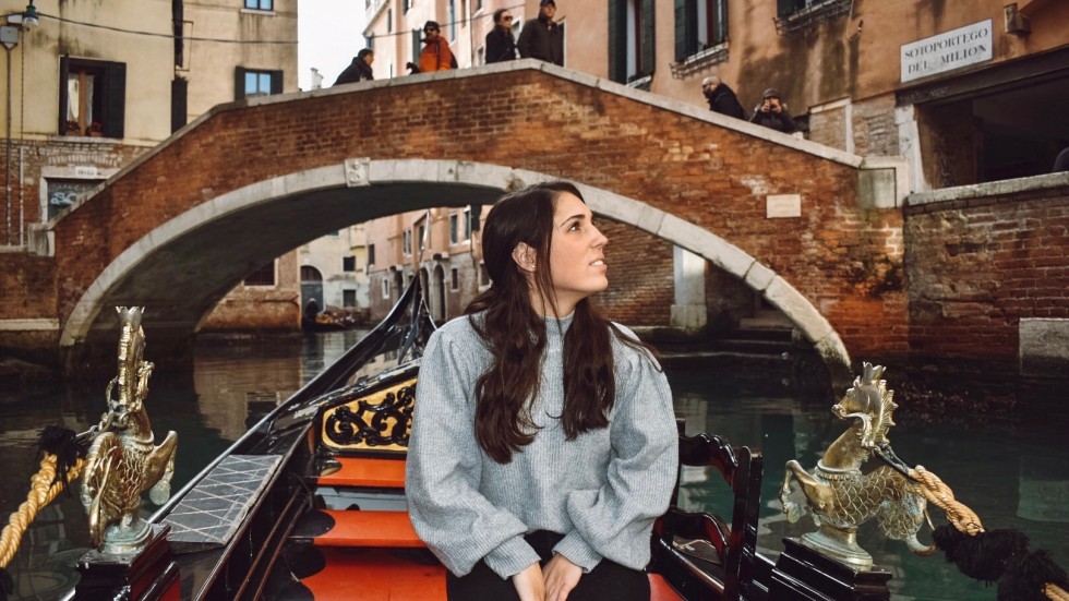 Marissa Bazzano in Venice, Italy