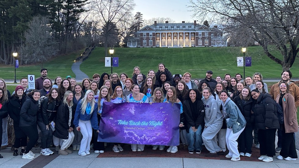 Students at Take Back the Night March