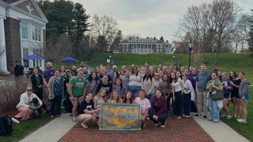 Students at Take Back the Night March
