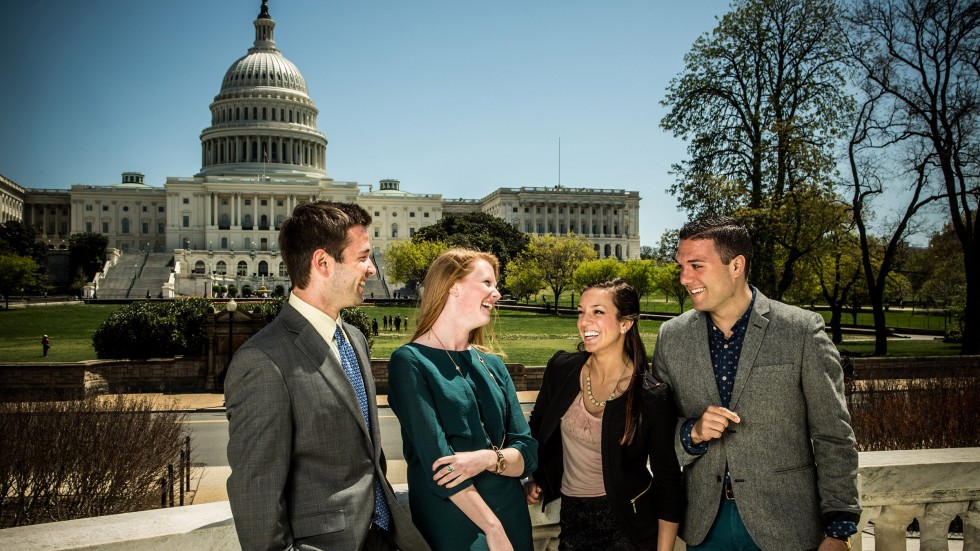 Students studying in Washington, D.C.