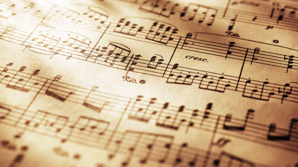 Page with musical notes