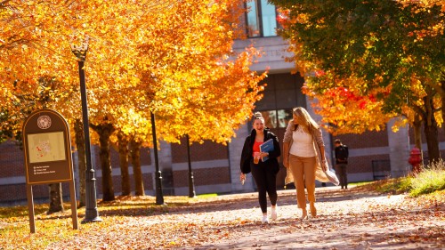 Graduate & Professional Studies Open House Photo of campus in fall