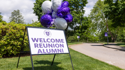 Welcome Reunion Alumni Sign