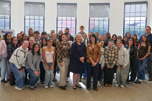 Stonehill College's inaugural nursing cohort