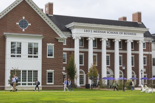 Exterior shot of Meehan School of Business