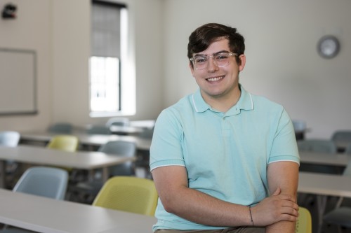 Hayden Kane ’25, a double major in environmental science and management information systems