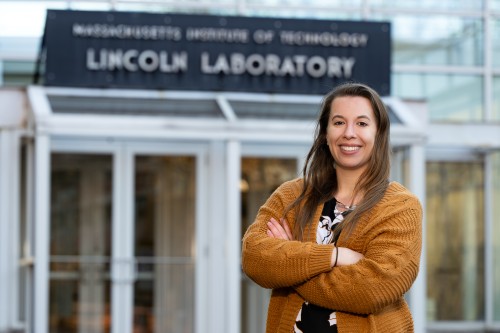 Amanda Stipek ’17, who is now an information systems security officer at MIT Lincoln Laboratory in Lexington, Massachusetts. 
