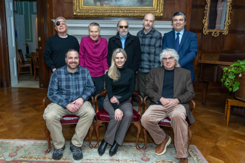 Back Row, Left to Right: Kenneth Branco, Geoffrey Lantos, Antonio Barbagallo, Adam Lampton, Shahrokh Sani; Front Row, Left to Right: Deno Del Sesto, Nicole Cyr, Todd Gernes