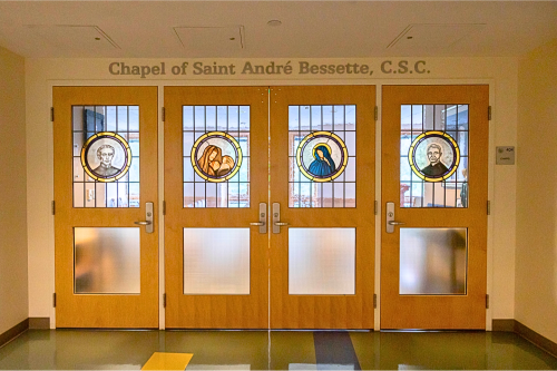 Entrance to the Chapel of Saint Andre Bessette, C.S.C.