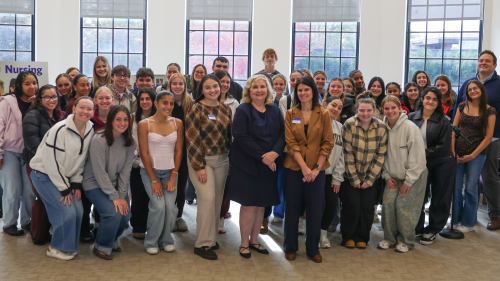 Stonehill College's inaugural nursing cohort