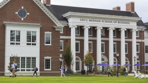 Exterior shot of Meehan School of Business