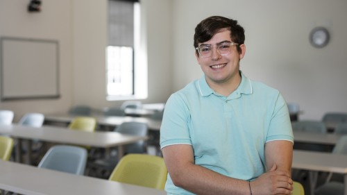 Hayden Kane ’25, a double major in environmental science and management information systems