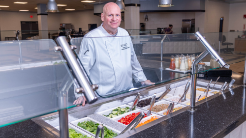 Chef Jeremy Weaver at servery.