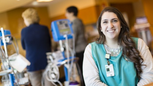 Julianne Earle ’16 recently completed an internship at Charlton Memorial Hospital in Fall River, Massachusetts