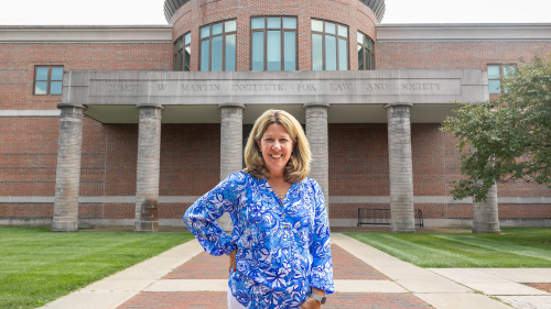 Professor Kathleen Currul-Dykeman has served as director of the Joseph W. Martin Institute for Law & Society since 2017.