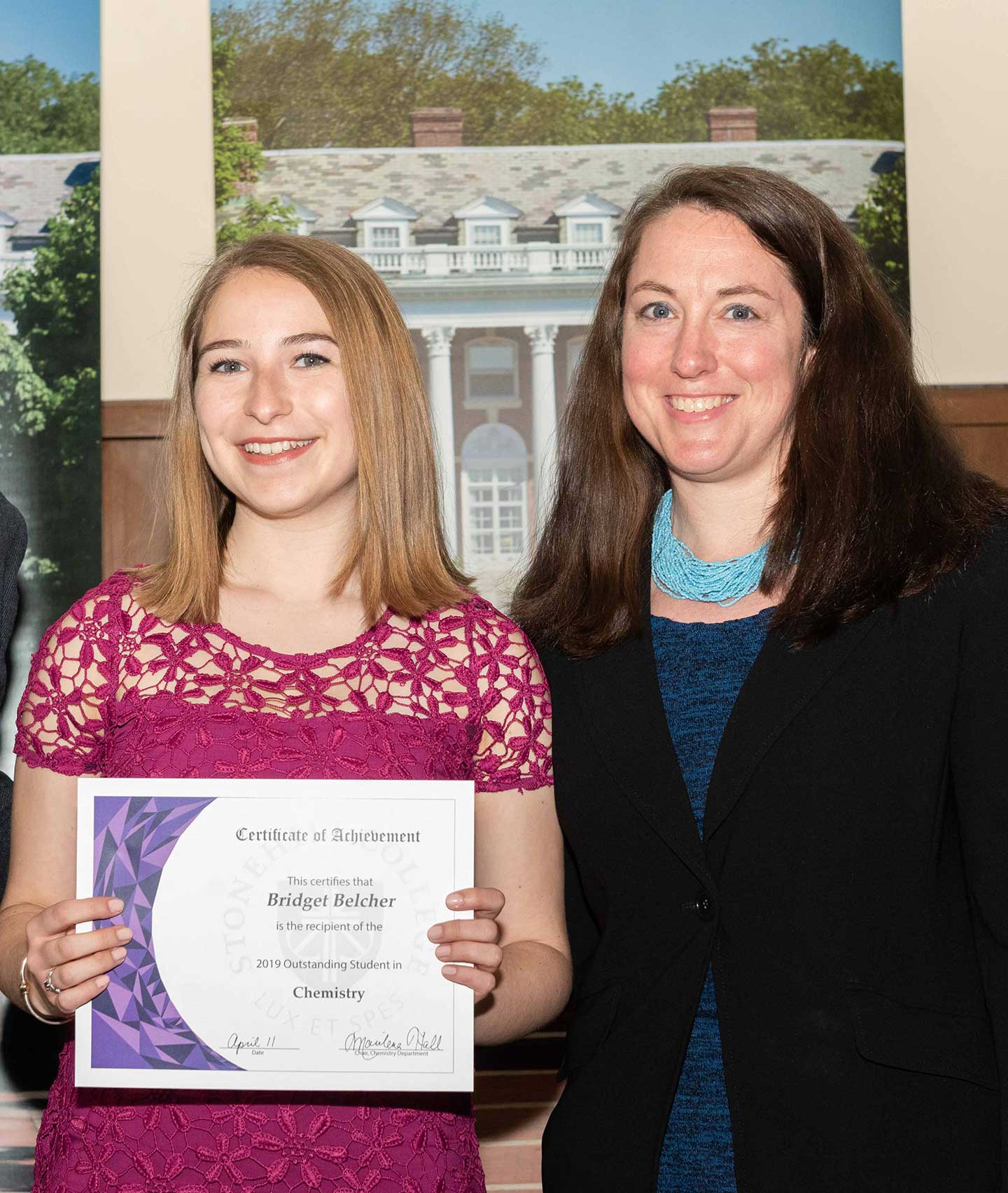 Chemistry Student of the Year | Stonehill College