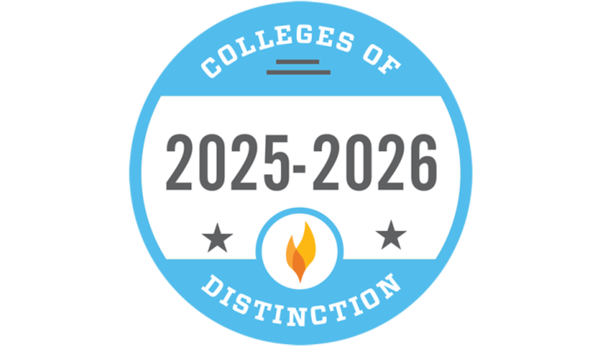 Stonehill Named 2025-2026 College of Distinction logo