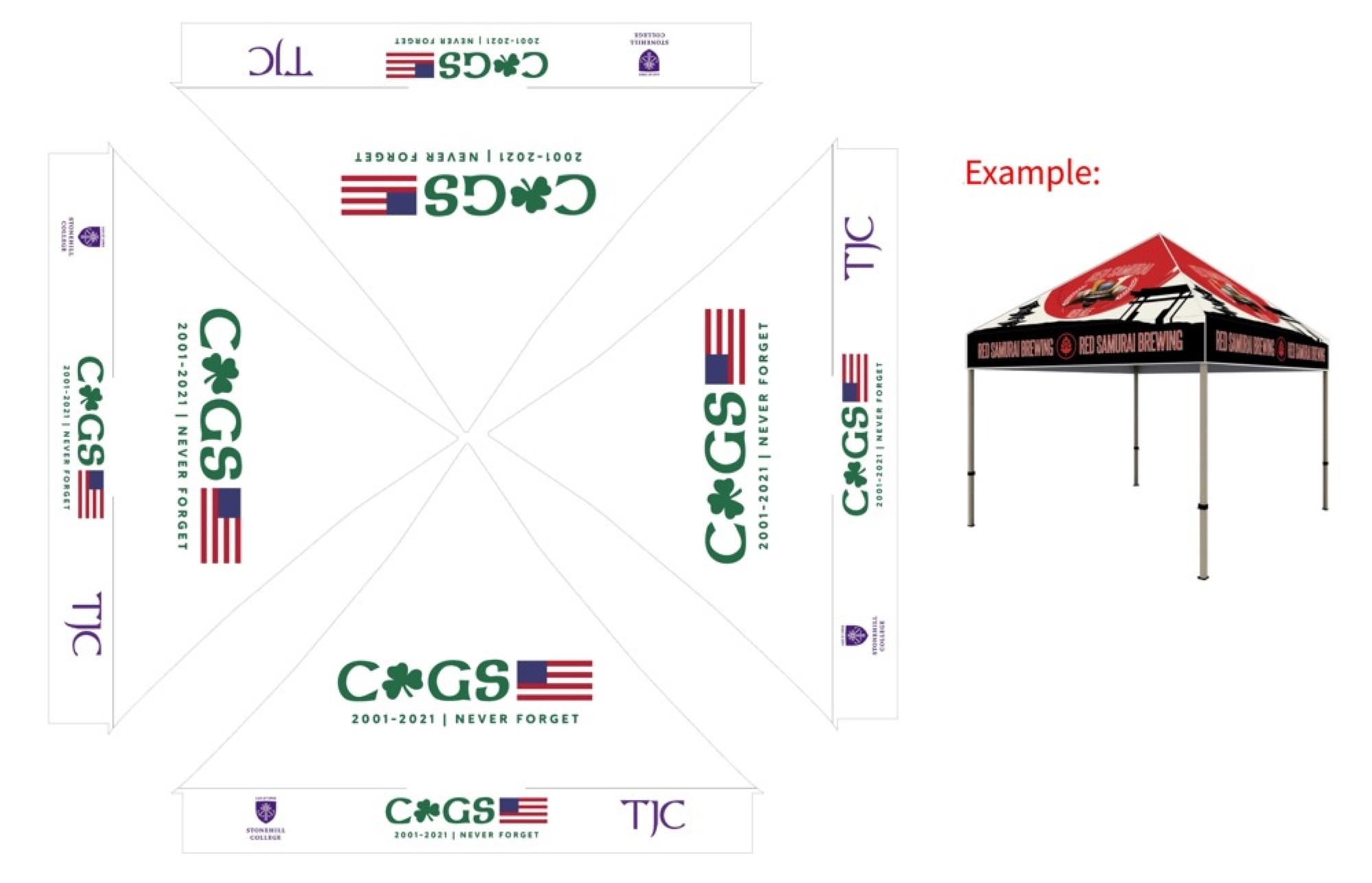 Sample Cogs tent