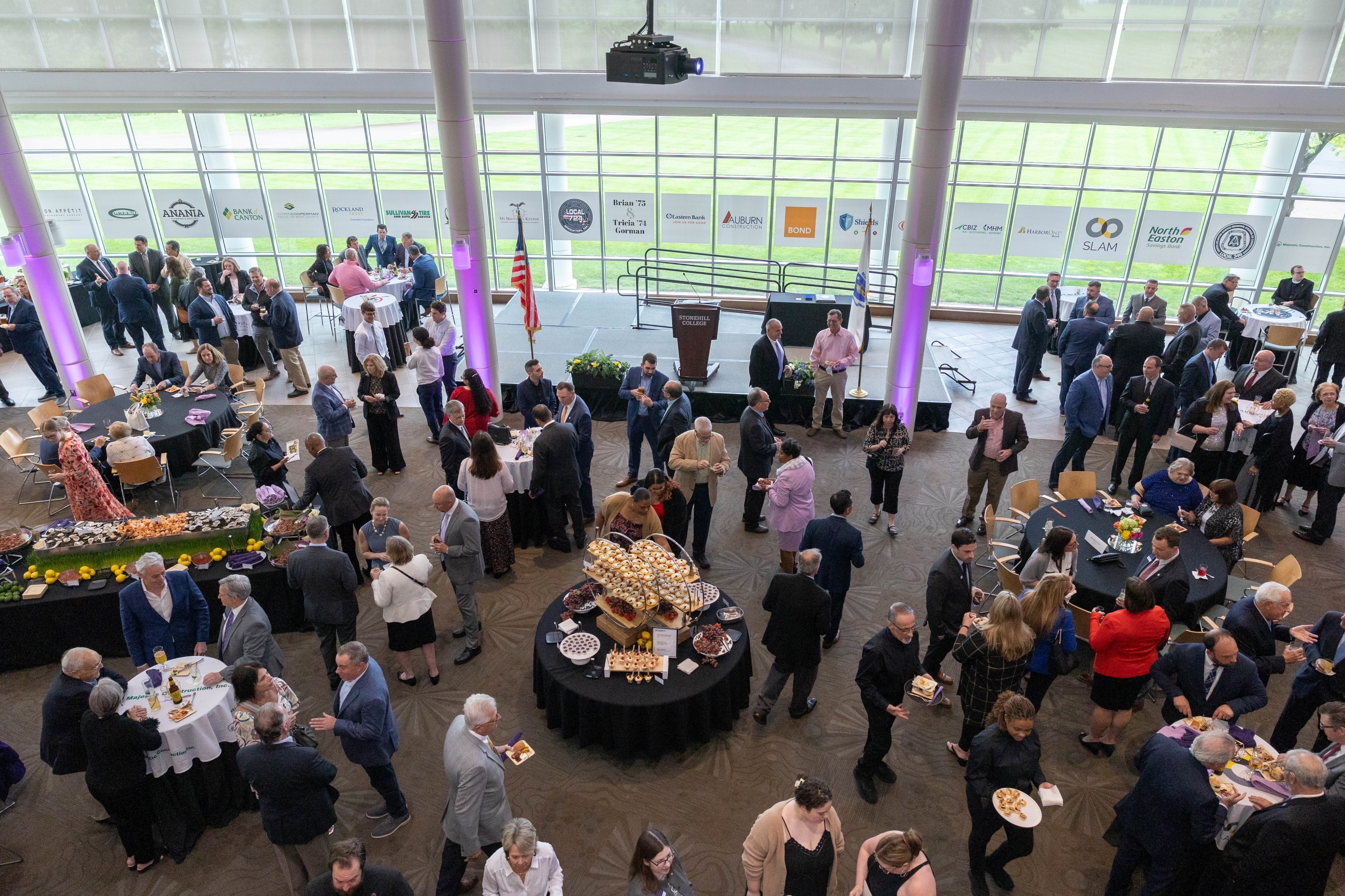 Reception in Pettit Atrium