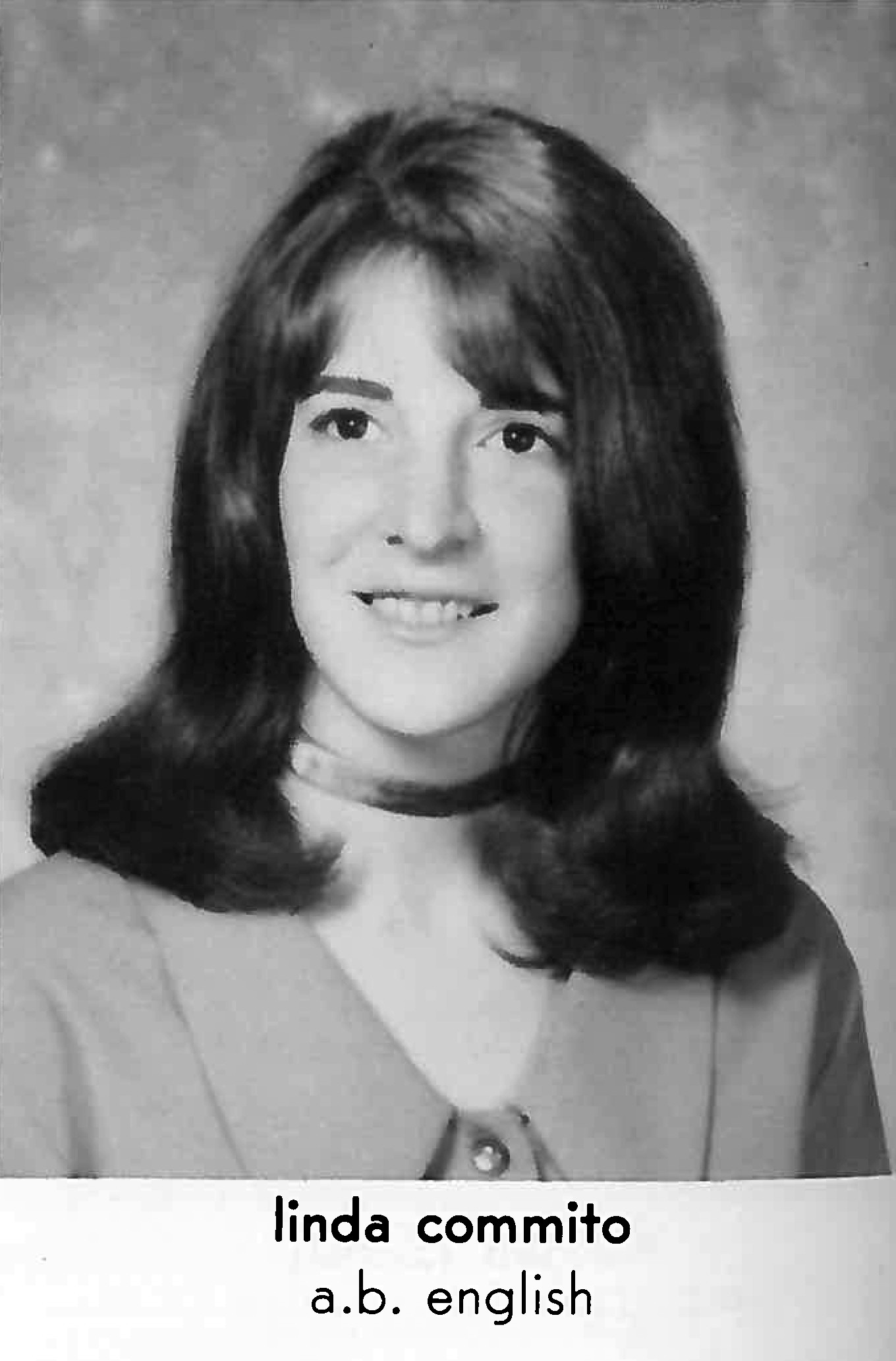 ACRES yearbook photo of Linda Commito ’72.