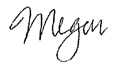 Megan Signature