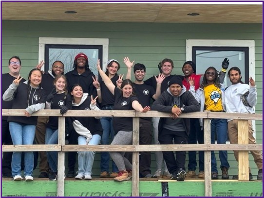 Students in New Orleans, Winter, 2025