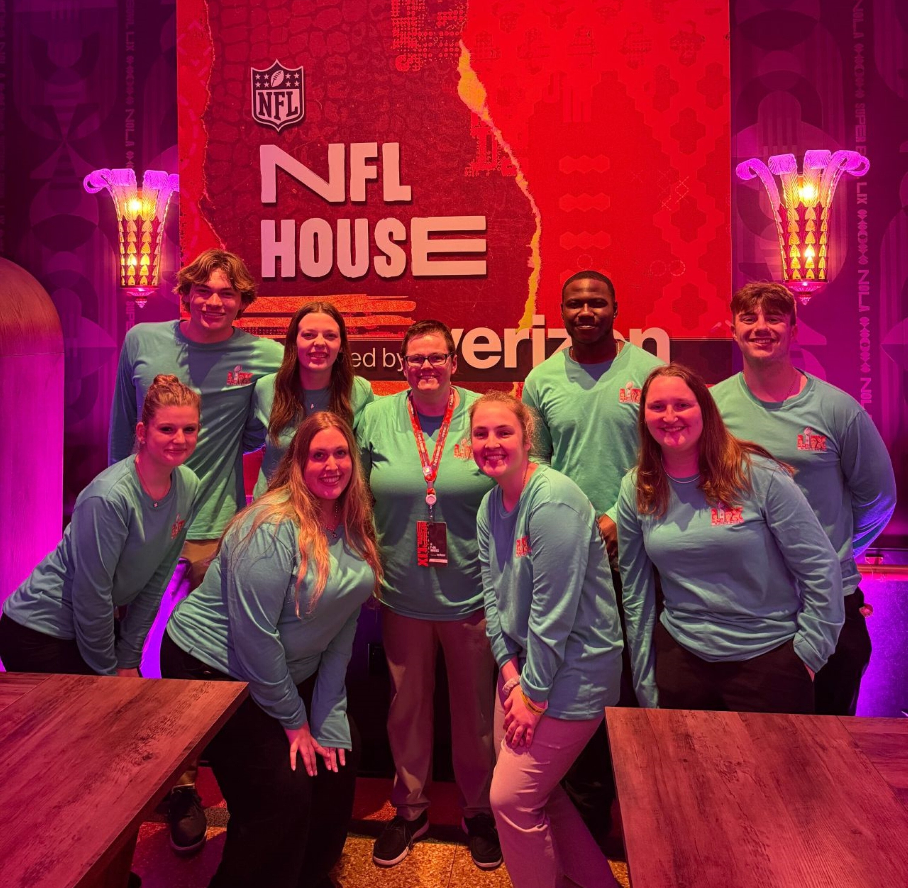 Annemarie Farrell at Super Bowl LIX