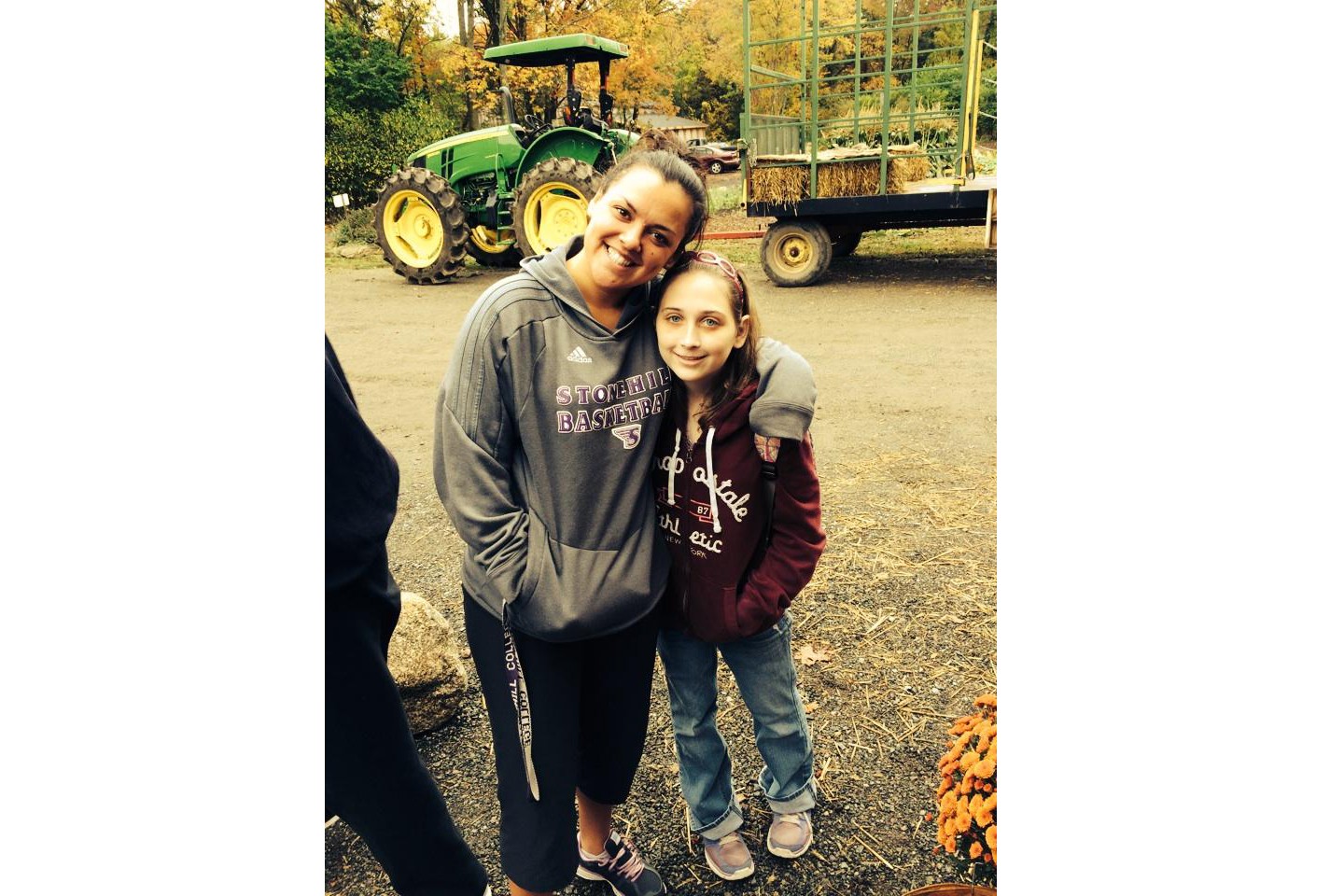 Lexi Simoes with Amy Pelletier '15